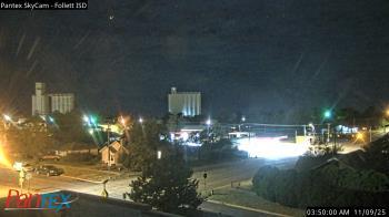 Weather camera view of Follett ISD.