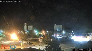Weather camera view of Follett ISD.