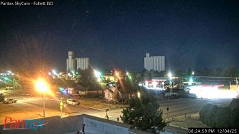 Weather camera view of Follett ISD.