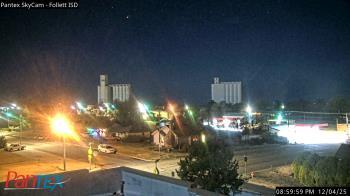 Weather camera view of Follett ISD.