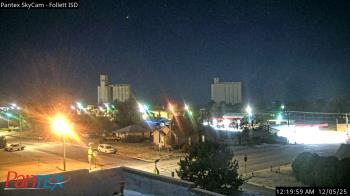 Weather camera view of Follett ISD.
