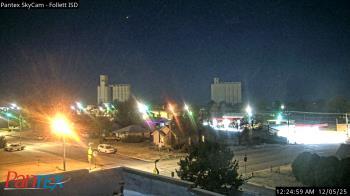 Weather camera view of Follett ISD.