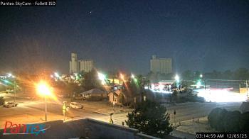 Weather camera view of Follett ISD.