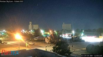 Weather camera view of Follett ISD.