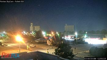 Weather camera view of Follett ISD.