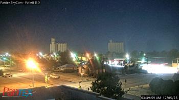 Weather camera view of Follett ISD.