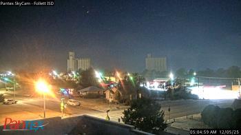 Weather camera view of Follett ISD.