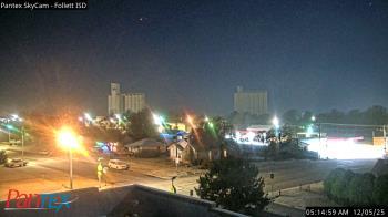 Weather camera view of Follett ISD.