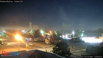 Weather camera view of Follett ISD.