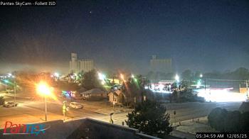 Weather camera view of Follett ISD.