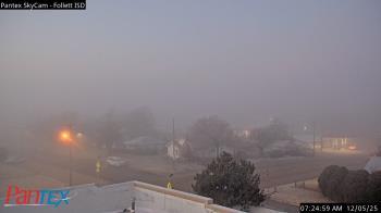 Weather camera view of Follett ISD.