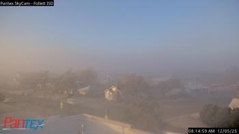 Weather camera view of Follett ISD.