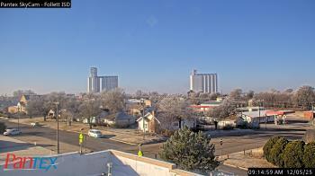 Weather camera view of Follett ISD.