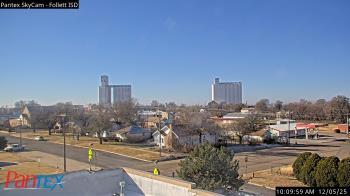 Weather camera view of Follett ISD.