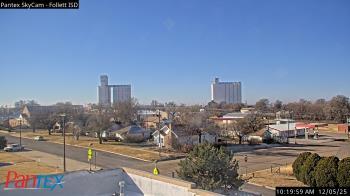 Weather camera view of Follett ISD.