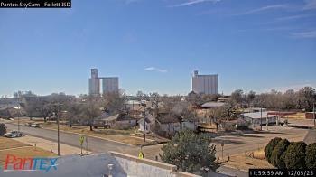 Weather camera view of Follett ISD.