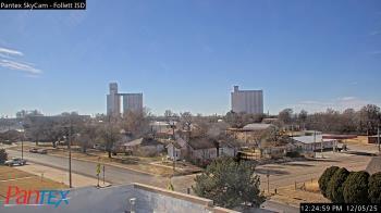 Weather camera view of Follett ISD.