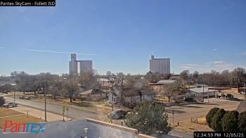 Weather camera view of Follett ISD.