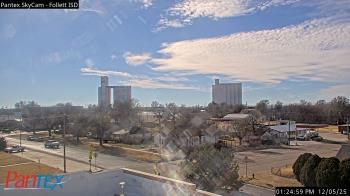Weather camera view of Follett ISD.