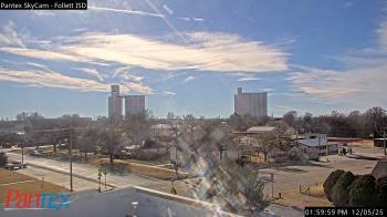 Weather camera view of Follett ISD.