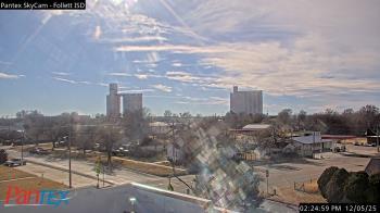 Weather camera view of Follett ISD.
