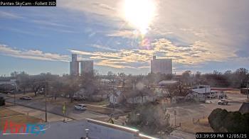 Weather camera view of Follett ISD.