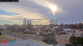 Weather camera view of Follett ISD.