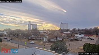 Weather camera view of Follett ISD.