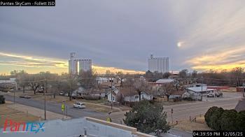 Weather camera view of Follett ISD.