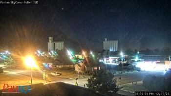 Weather camera view of Follett ISD.