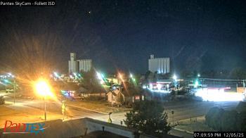 Weather camera view of Follett ISD.