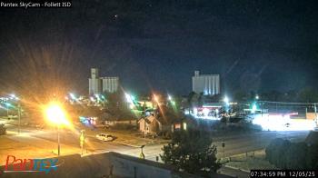 Weather camera view of Follett ISD.
