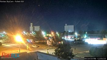 Weather camera view of Follett ISD.