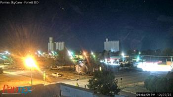 Weather camera view of Follett ISD.
