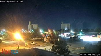Weather camera view of Follett ISD.