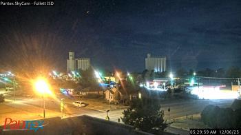 Weather camera view of Follett ISD.