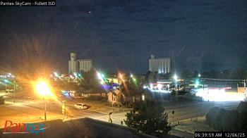 Weather camera view of Follett ISD.