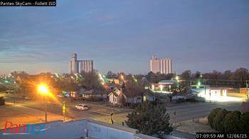 Weather camera view of Follett ISD.