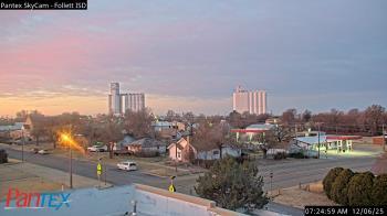 Weather camera view of Follett ISD.