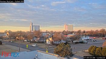 Weather camera view of Follett ISD.
