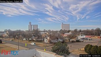 Weather camera view of Follett ISD.