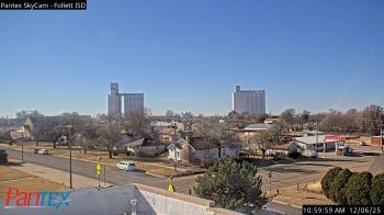 Weather camera view of Follett ISD.