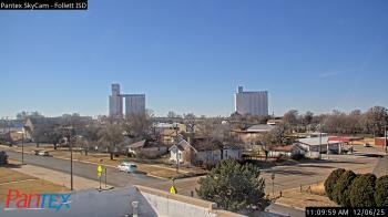 Weather camera view of Follett ISD.