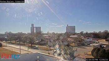 Weather camera view of Follett ISD.
