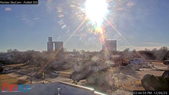 Weather camera view of Follett ISD.