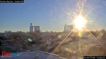 Weather camera view of Follett ISD.