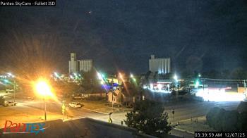 Weather camera view of Follett ISD.