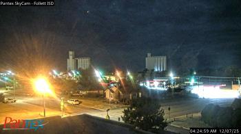 Weather camera view of Follett ISD.