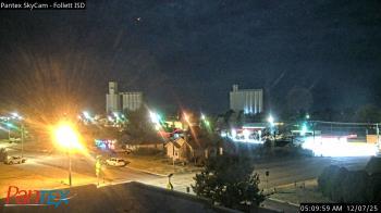 Weather camera view of Follett ISD.