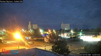 Weather camera view of Follett ISD.
